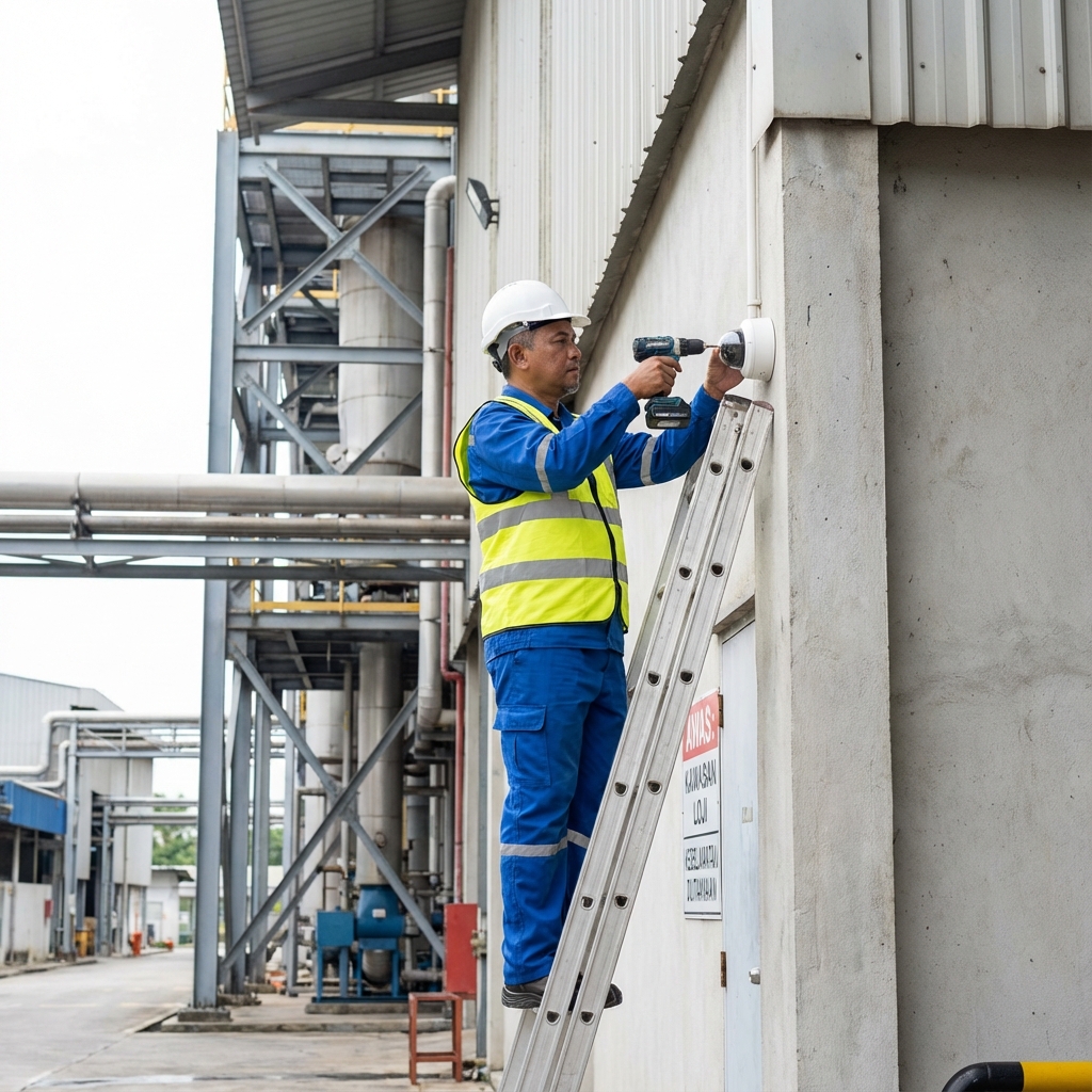 Pemasangan CCTV Kilang